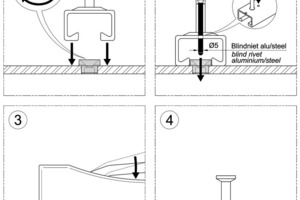  Positioning and fastening of a Jordahl anchor  channel 