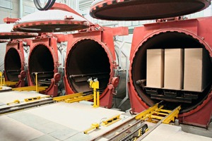  Front view of the ­autoclaves during the test run 