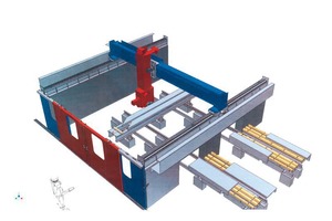  Schematic illustration of the new Fickert &amp; Winterling machining center 