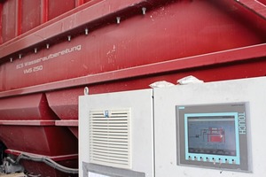  The ECS residual water treatment is achieved by a VMS 250 plant that is controlled through a Simatic touch panel 