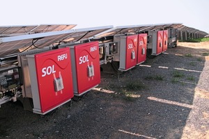  Solar park with concrete component modules of F.C. Nüdling 