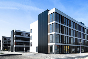  For the “InnovationsCampus 8” of Wolfsburg AG, Elbe manufactured a total of 2,681 m2 climate slabs 