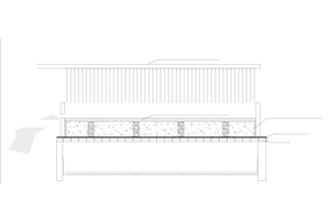  Schematische Darstellung der Versuchsanordnung für die Permeabilitätsprüfung unter realen Bedingungen 