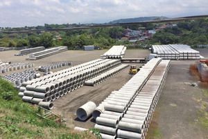 View to the storage yard in Alajuela, Costa Rica 