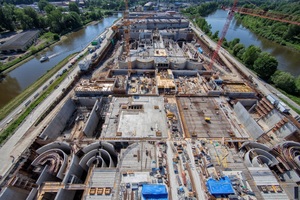  At the Imperial Island on the Vltava River the central wastewater treatment plant in Prague is being modernized and extended at present  