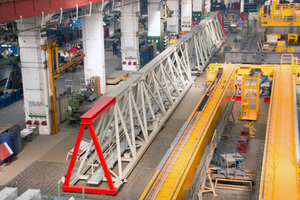  Production of the gantry crane and overhead crane in Köthen  