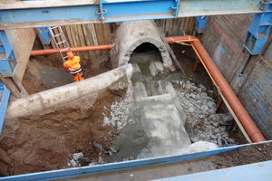  Hydraulically efficient integration of the inlets and outlets to the nodal points of the sewer network connection was just one of the problems faced in executing the project 