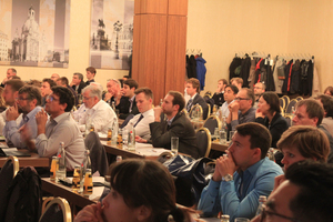  The large conference room at Hilton Hotel in the center of Dresden was well attended on both days of the event  