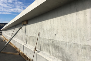  Completed, 47-m long concrete girder element 