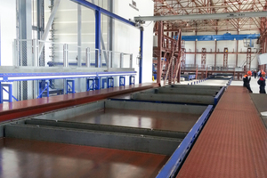  The new circulation system for precast concrete components that Weckenmann built in Kazakhstan is spacious 
