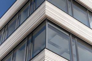  The concrete used to produce the curtain wall of the research building was mixed from two different aggregates  