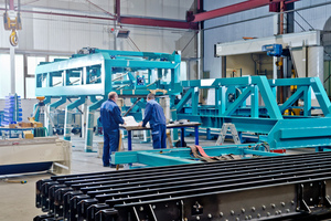  Grünkuchen-Separationsanlage fertig zur Auslieferung in der Produktionshalle in Hörstel  