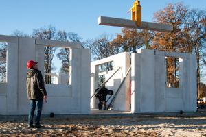  Ein komplettes Haus, gefertigt aus Aircrete-Porenbeton 