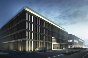  Bétons Feidt is supplying architectural concrete components for the Moonlight office complex in Luxembourg City 