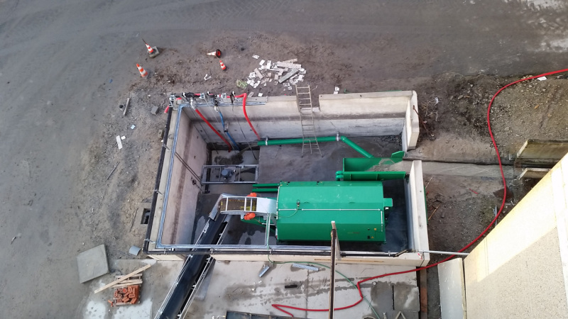 Wash Off Concrete Wall Panels In A Closed Loop Water Circuit Concrete Plant Precast Technology