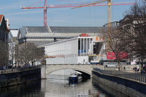  The James Simon Gallery will soon be the central entrance to the Museum Island, making it appear like an antique Greek temple 