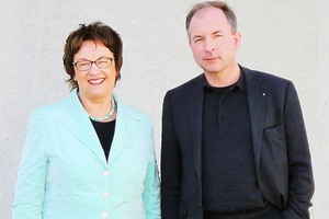  Brigitte Zypries, Ministerin für Wirtschaft und Energie, zu Besuch bei B. T. innovation, hier im Bild mit Firmeninhaber Felix von Limburg 