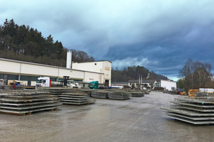  The healthy order situation, at present, ensures that the production of precast floor slabs is running at full capacity in Lanhofen   