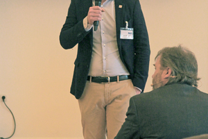  Florian Klostermann, Vorsitzender des Betonverbands SLG, begrüßte die Teilnehmerinnen und Teilnehmer  