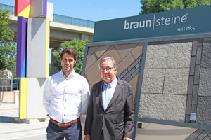  Felix Braun (left) and his father Albrecht Braun  