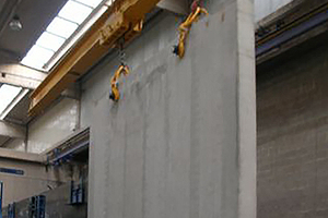  Master wall extracted from the formwork 