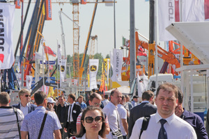  Mit einer Ausstellungsfläche von rund 61.000 m2 ist die bauma CTT Russia die größte und wichtigste Baumaschinen-Messe in Russland und auf dem Gebiet der ehemaligen Sowjetunion  