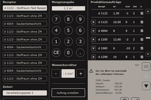  The Dorner Terminal is web-based and operated via a touchscreen  