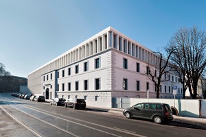  The landmarked part of the Zacherl building was integrated into the new building  