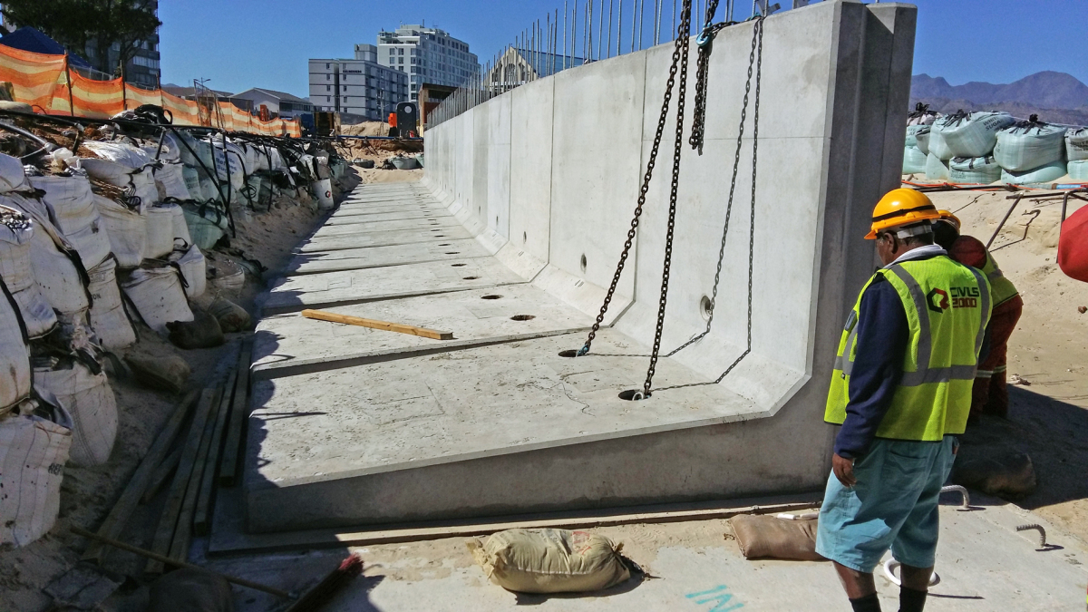 Get Wallpaper Precast Concrete Seawall Protects South African Coastal Town Desktop Wallpaper Free