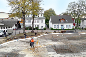  Erecting the formwork of the ground slab 