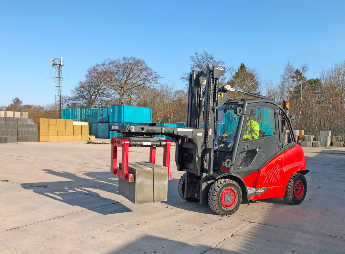 Handling solutions for Concrete Products Kirkcaldy Concrete Plant