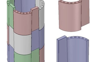  Fig. 3 General tower assembly and precast component geometry  