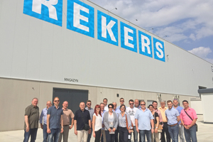  This year’s study trip went to Poland, here to the Rekers facility near Gliwice, ... 