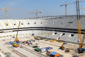  Zu den vielen erfolgreich umgesetzten Referenzobjekten zählen beispielsweise das Nationalstadion in Warschau, … 