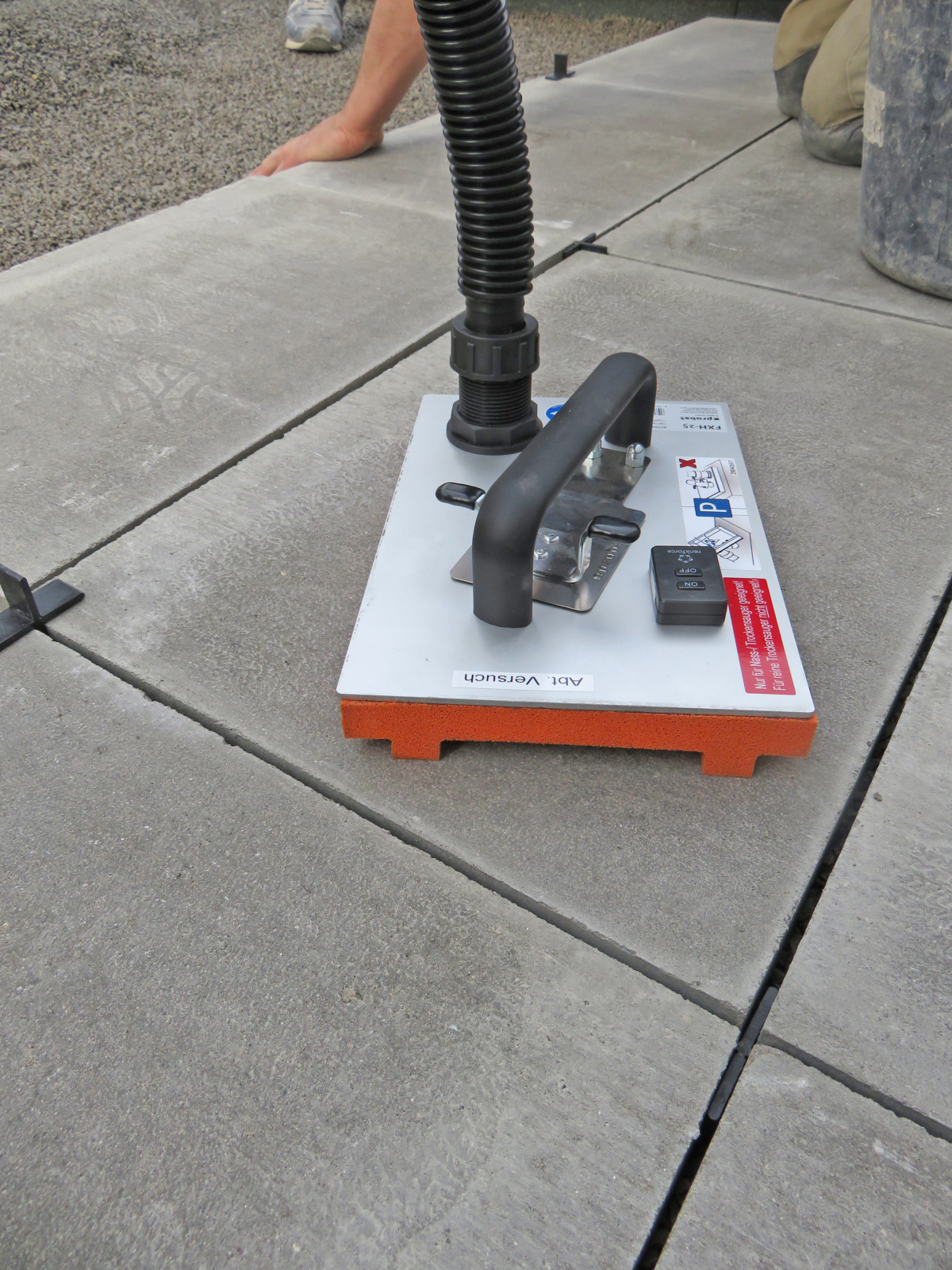 Tiles And Slabs Ergonomically Laid With Flieguan Concrete Plant Precast Technology