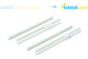  A completely new product line has been created to include all Schöck façade connection systems. The previously marketed thermal anchor will also be renamed to Isolink in this process 