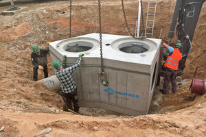  A total of six FBS manhole structures of compact construction were installed in this partial section at Altdorfer Strasse in Neumarkt 