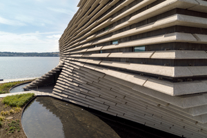  Die Architekturbeton-Fassade ist inspiriert von den schottischen Klippen  