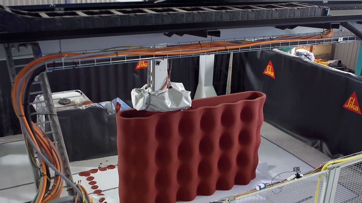 Flexible Shapes For Concrete Structures Possible Thanks To 3d