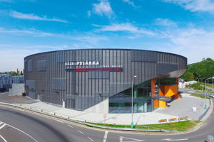  The multifunction hall with more than 2,000 seats can be used for sports and cultural events 