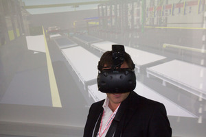  Virtual reality googles made possible a tour of a cutting-edge precast plant  