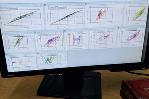  The test simulates three earthquake magnitudes 