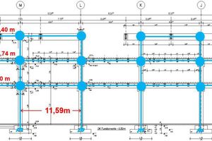  Gebäudeschnitt und statisches System 