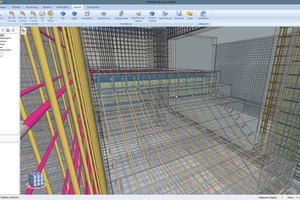  Die neue „Cube-Bewehrung“ von Strakon 2019 ermöglicht eine direkte Bewehrungseingabe im 3D-Modell 