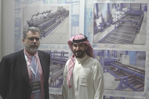  George S. Adamis and Mohammed Alshaer represent Eurobend, a leading manufacturer of machinery and equipment for processing reinforcement in the Middle East 