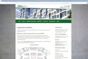  At the website for the BIBM Congress 2020 in Copenhagen, exhibitors can now book their stand 