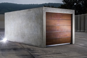  An example of particular innovative power: the Kemmler garage „Beton brut“ shows a puristic garage design 
