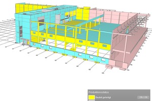  In the collaboration platform, attributes from different systems are visualized in the model, … 