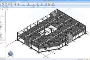  Loadbearing structure of a furniture store 