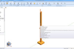  Jedes BIM-Bauteil, wie etwa diese Stütze, enthält alle wichtigen Bauteilattribute 